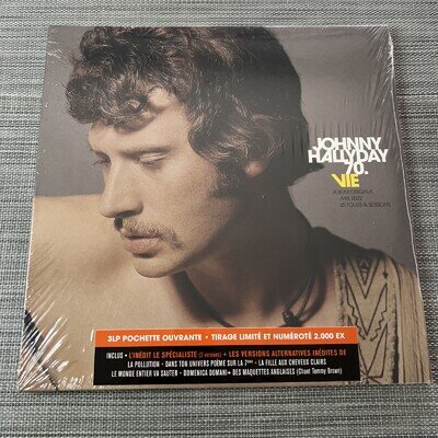 Johnny Hallyday Johnny 70: Vie (Vinyl) 12" Album Box Set