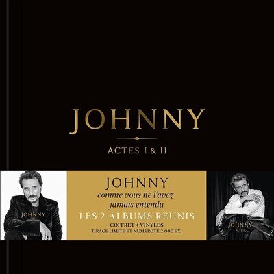 4 X Vinyl LP Johnny Hallyday Johnny Actes I and II Box Set NEW SEALED