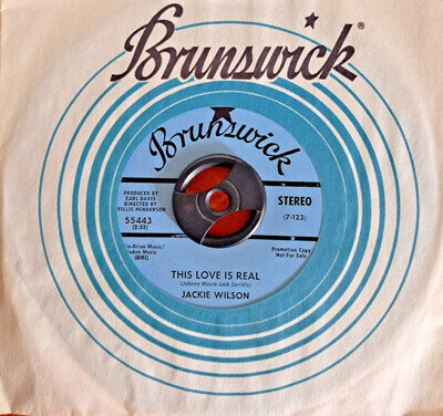 Northern soul Jackie Wilson This love is real Nr Mint condition