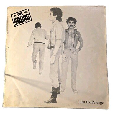 The Squad - Out For Revenge (1979 Vinyl LP, HAV 1397) Rare UK Punk - With Insert