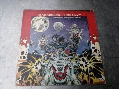 THIN LIZZY REMEMBERING THIN LIZZY 12" 1976 BLACK VINYL LP NOVA RECORDS