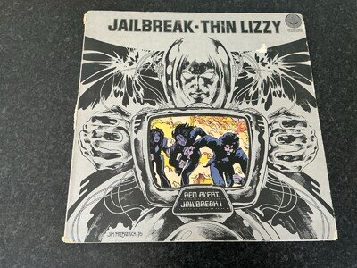 Thin Lizzy Jailbreak Vinyl LP Original UK Press Vertigo 1976 Free UK Postage