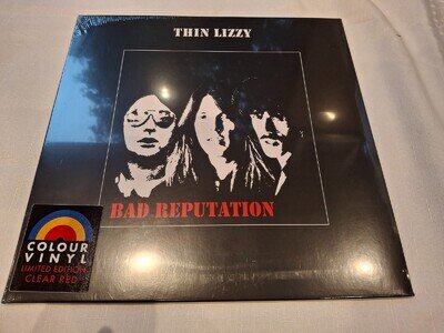 THIN LIZZY BAD REPUTATION CLEAR RED Vinyl LP 2014 *MINT SEALED COPY*