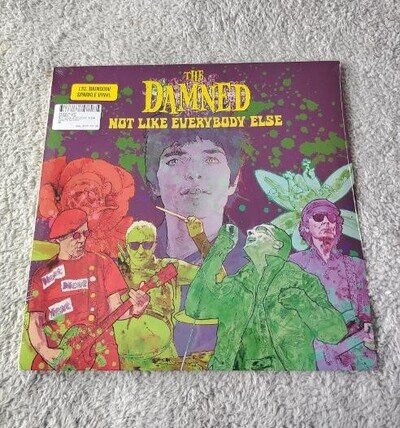 The Damned - LP Not Like Everybody Else Limited Rainbow Sparkle Vinyl New Sealed