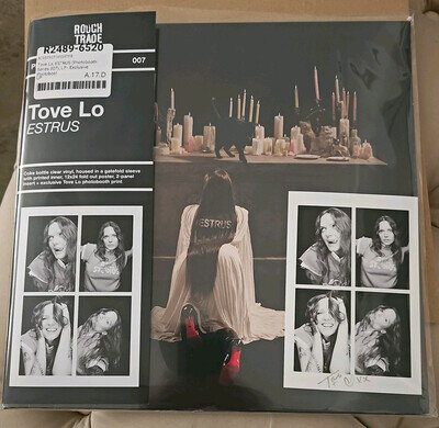 RARE Tove Lo Estrus Signed Photo Booth Print Clear Vinyl Hand-numbered Only 300