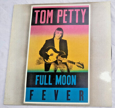 TOM PETTY "FULL MOON FEVER" ORIG 1989 UK VINYL LP FREE FALLIN', WON'T BACK DOWN