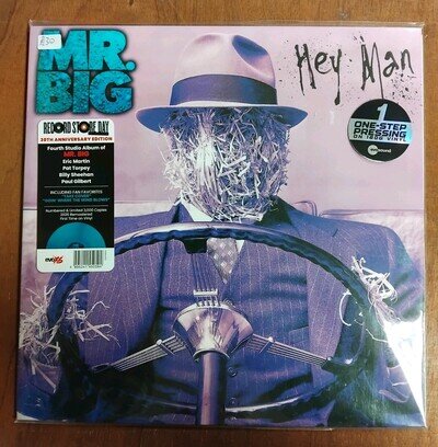 Mr. Big - Hey Man. Numbered Ltd Ed RSD. Blue Vinyl LP 2026. As New.