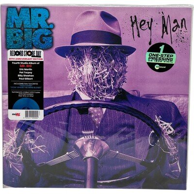 Mr Big - Hey Man 12" Deep Cyan 180g Vinyl 347/3000 RSD - New & Sealed