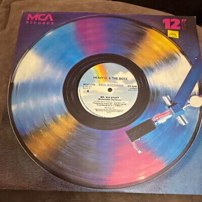 Heavy D. & The Boyz Mr. Big Stuff Extended Version 12" 45rpm MCA 1986 MCAT 1106