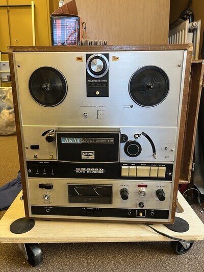 AKAI GX-365D Auto Reverse Reel to Reel – Working – Replay Head Parts Included