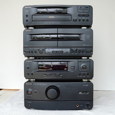 Technics SC-CH510 Hi-Fi Combo Amp Tuner CD Player Twin Cassette - Tested/Working