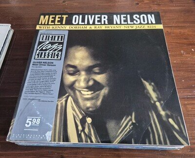 OLIVER NELSON - MEET OLIVER NELSON LP OJC-227 ORIGINAL JAZZ CLASSICS 1986 VG!