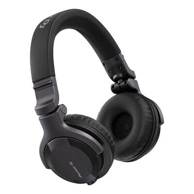 Pioneer DJ HDJ-CUE1 Closed-Back On-Ear Wired Foldable DJ Headphones Black