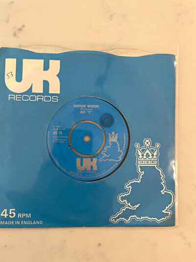 roy "c" - shotgun wedding 7" vinyl single 45 rpm uk records 1965 UK 19