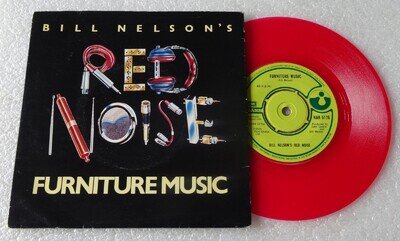 Bill Nelson's Red Noise 7'' Single Furniture Music RED Vinyl EX UK Harvest 1979