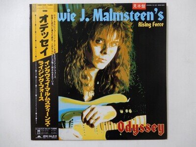 Yngwie J. Malmsteen's Rising Force Odyssey Polydor 28MM 0625 Japan Promo LP OBI