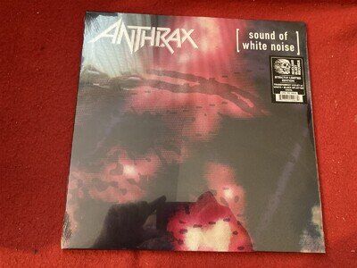 ANTHRAX SOUND OF WHITE NOISE ULTRA RARE 2024 2 X SPLATTER VINYL LP MINT SEALED