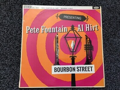 PETE FOUNTAIN & AL HIRT - BOURBON STREET 1961 UK STEREO LP CORAL SVL 3021 EX+