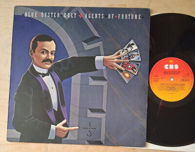 Blue Oyster Cult Agents of Fortune 12" Vinyl Album 1982 EU Pressing CBS 32221