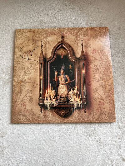 Melanie Martinez Hades Aura Blue vinyl SIGNED SLEEVE AUTOGRAPH PROOF INCLUDED