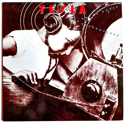 NM/EX Tesla The Great Radio Controversy First Press 1989 VINYL LP Excellent!
