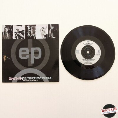 take that - a million love songs - the love songs EP 7" vinyl record VG