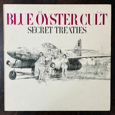 Blue Oyster Cult Secret Treaties 12" Vinyl LP 1974 CBS Records 80103 KC 32858