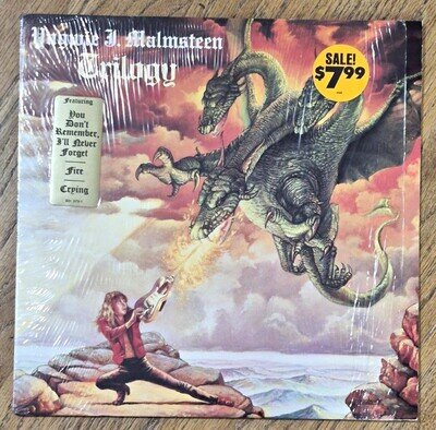 Yngwie Malmsteen Rising Force 12" 33 RPM Black Vinyl LP Polydor 1984