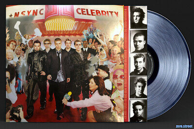 NSYNC Celebrity LP on CLEAR VINYL New SEALED Colored GATEFOLD /2500 N SYNC