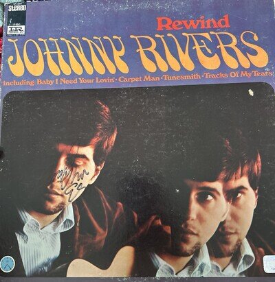 Johnny Rivers Autographed Vinyl With Coa