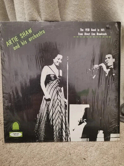 Artie Shaw & His Orchestra 1938 Band In Hi-Fi Direct Line Broadcasts Fanfare LP