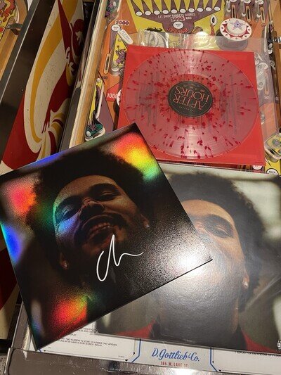 The Weeknd After Hours 2LP Vinyl Limited Autograph Signed Holograph 12" Record