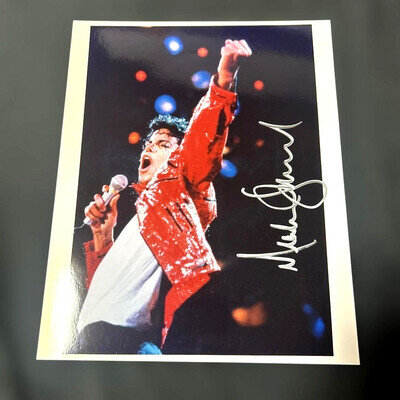 Michael Jackson Signed Photo COA Autograph Pop Music Memorabilia Collectible