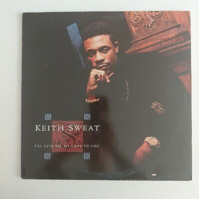 Keith Sweat I'll Give All My Love To You LP 1990 Black Vinyl