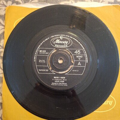LESLEY GORE "MAYBE I KNOW" 45 RPM VINYL SINGLE 1964