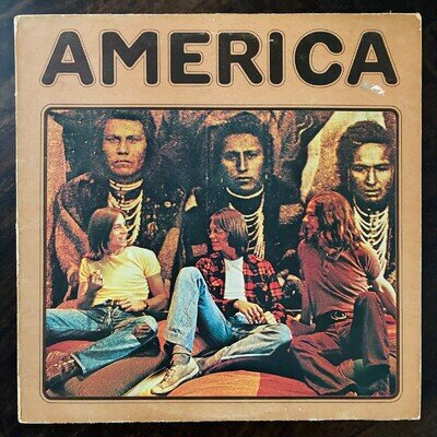 America Self-Titled 12" Vinyl LP 1971 Warner Bros. Records K 46093