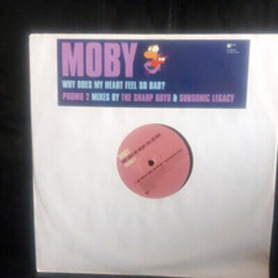 Moby Why Does My Heart Feel So Bad? 12" Promo Vinyl Single Mute 1999