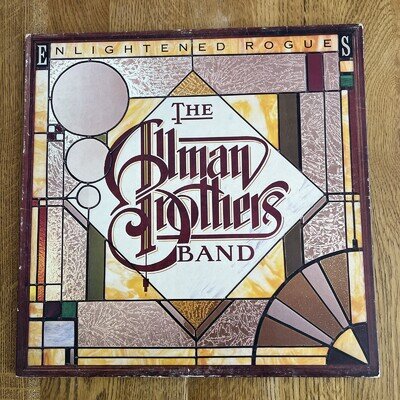 The Allman Brothers Band Enlightened Rogues VINYL Record Album, inners EX COND
