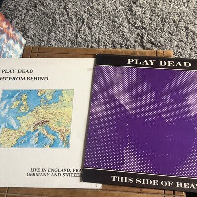 2 X Goth Rock - Play Dead Vinyls -“ Caught From Behind + This Side Of Heaven “