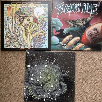 Rock/PUNK/metal X 3-LP-bundle-joblot-collection-DEATH-limited