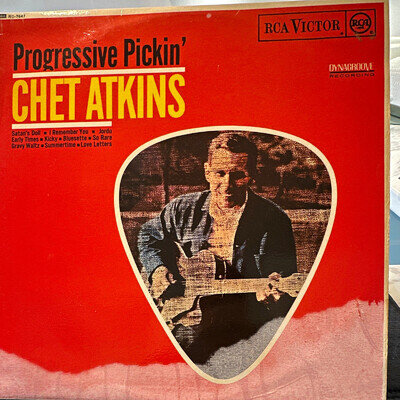 Chet Atkins - Progressive Pickin' LP Vinyl 12" RCA Victor 1964 Mono RD-7647