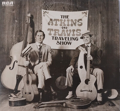 Chet Atkins And Merle Travis The Atkins-Travis Traveling Show 1974 Vinyl LP