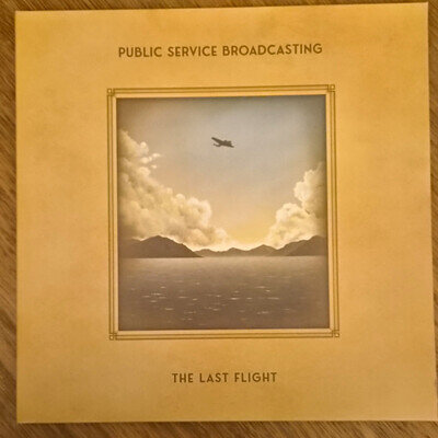 Public Service Broadcasting The Last Flight 2014 12" Beige Vinyl LP 33RPM