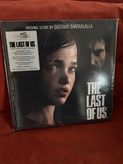 The Last of Us Original Score Silver And Black Marble Vinyl. 1118/2500