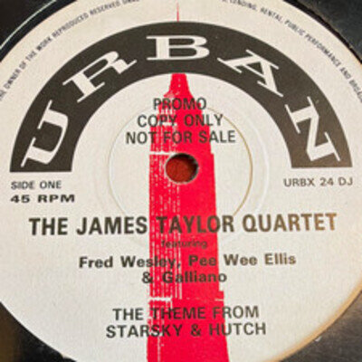 James Taylor Quartet Starsky & Hutch 12” DJ PROMO URBX 24 DJ Acid Jazz
