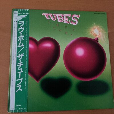 THE TUBES LOVE BOMB JAPAN LP OBI PROMO ECS-81699