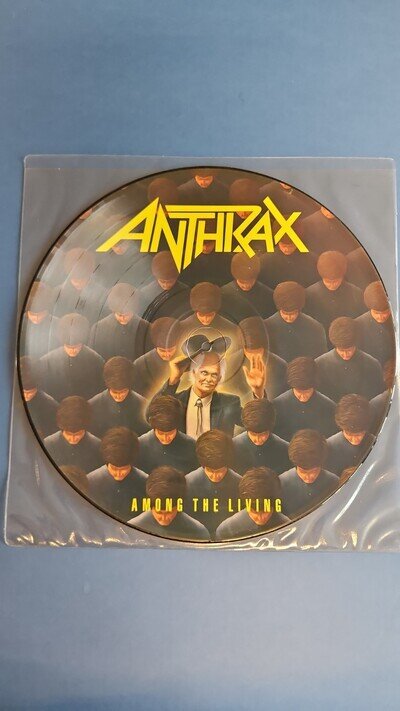 ANTHRAX Among The Living LP Vinyl Picture Disc Unplayed