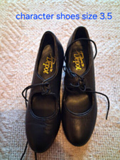 Capezio Girls' Children's Black Dance Shoes UK Shoe Size 3.5