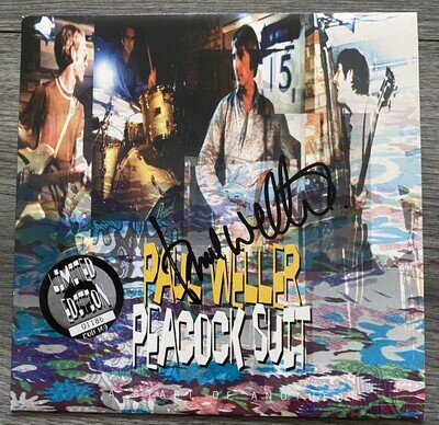 PAUL WELLER - Peacock Suite - SIGNED 7'' Vinyl PS - Genuine Autograph MOD