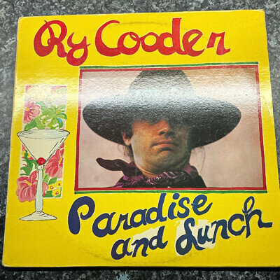 Vintage 1974 Ry Cooder 12 inch Vinyl Tested Good Condition